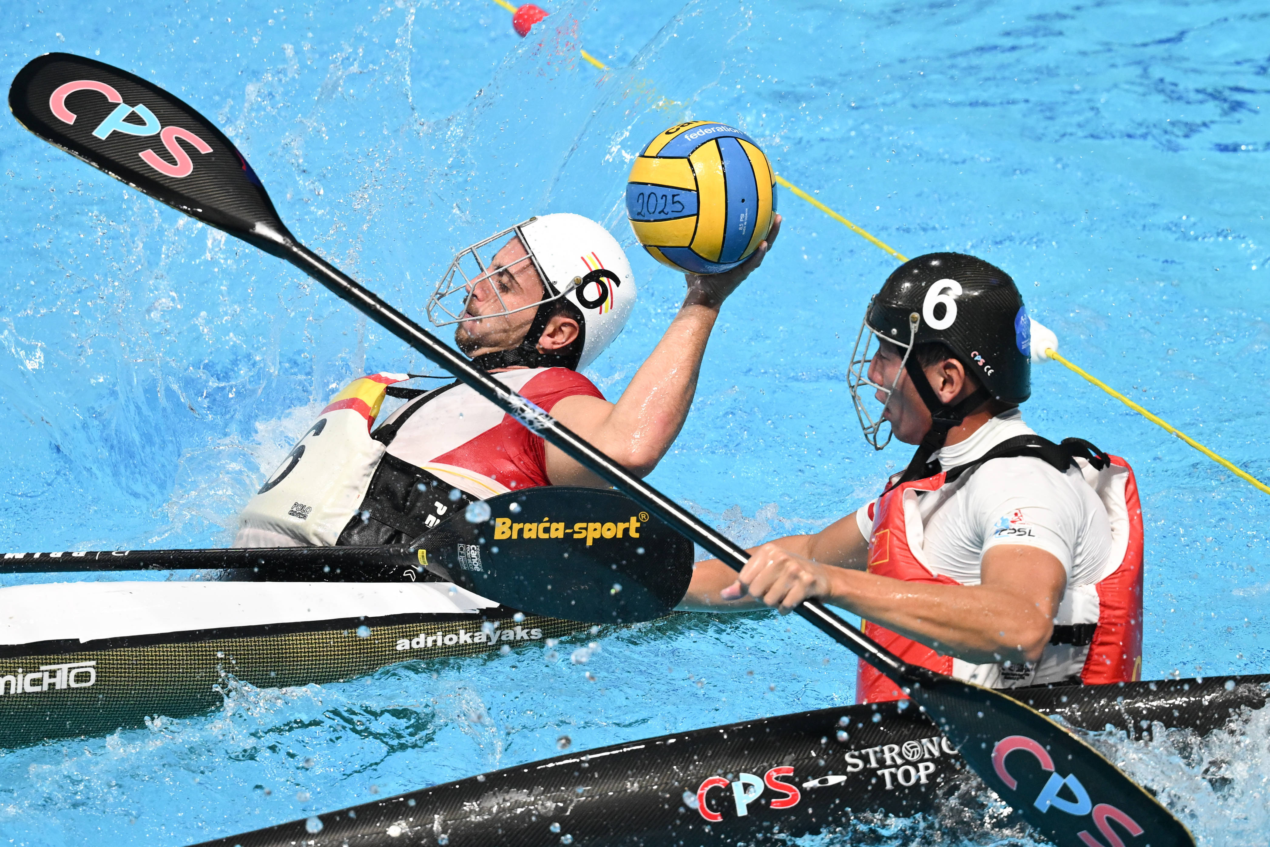 （成都世运会）皮艇球——男子第5-8名安慰赛半决赛：中国队不敌西班牙队