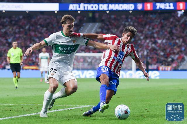 足球丨西甲:马德里竞技平埃尔切