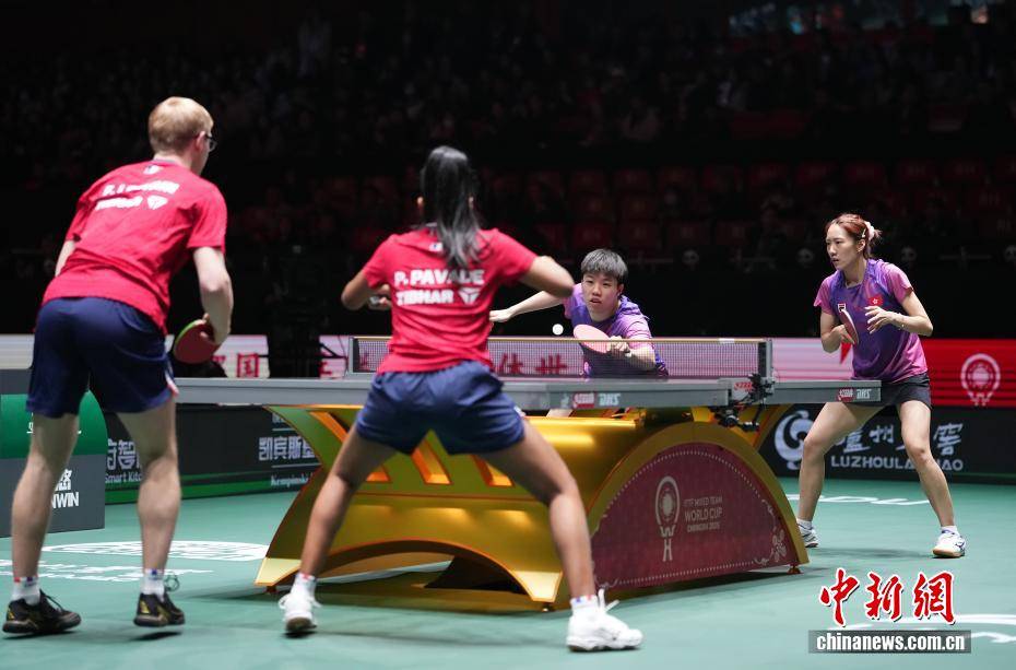 国际乒联混团世界杯：中国香港队胜法国队
