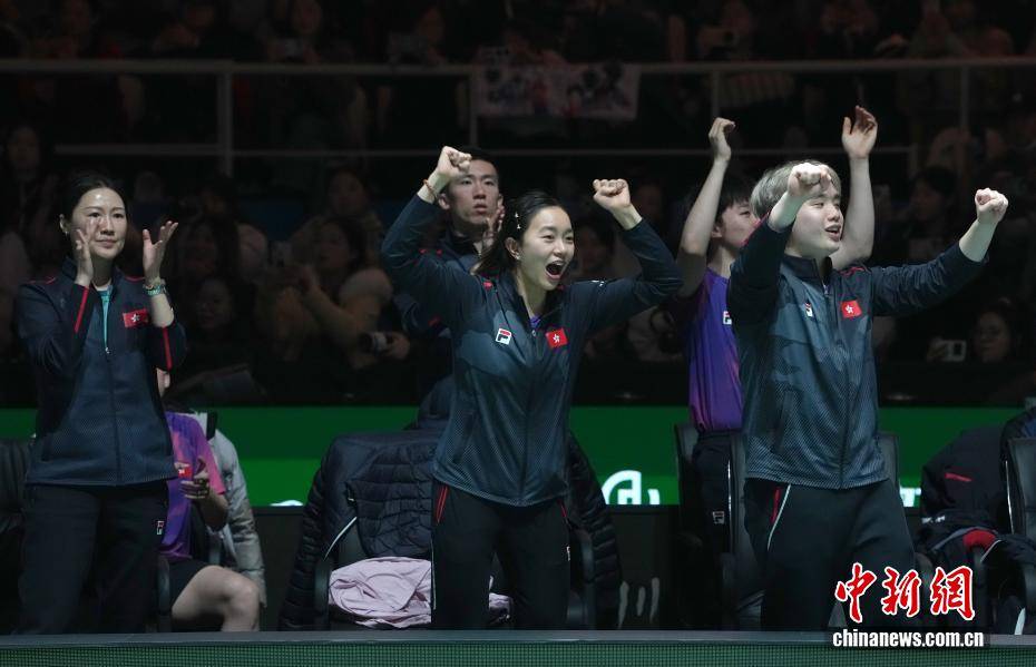 国际乒联混团世界杯：中国香港队胜法国队