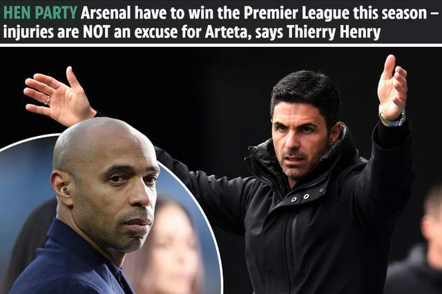 亨利：阿森纳本赛季必须赢得英超冠军 伤病不是借口